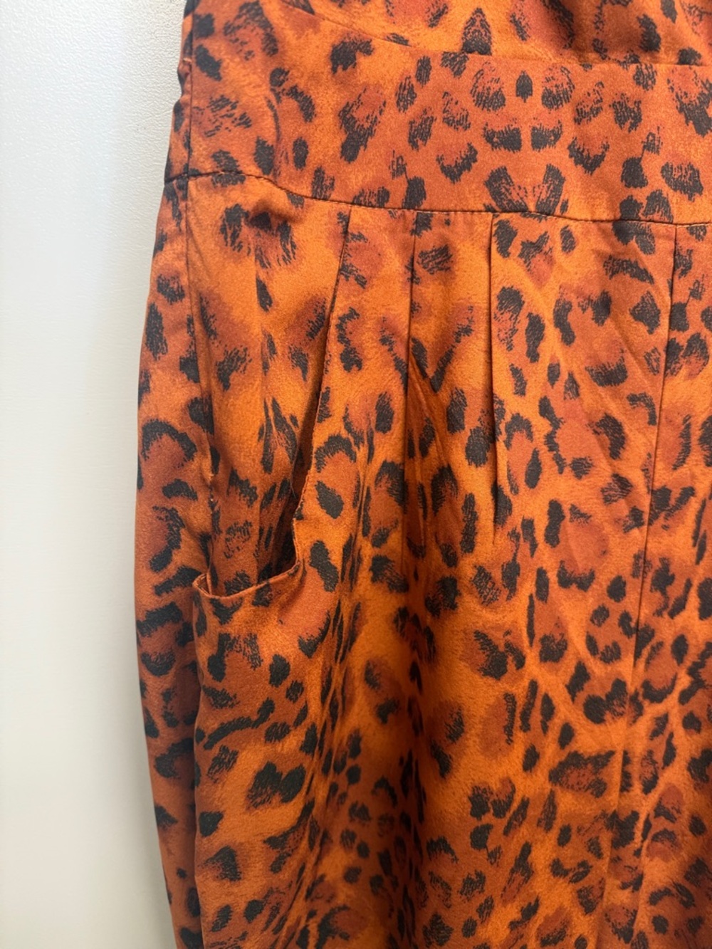 Free People Nordic Winds Rust Leopard-Print Jumpsuit - Picture 5 of 10